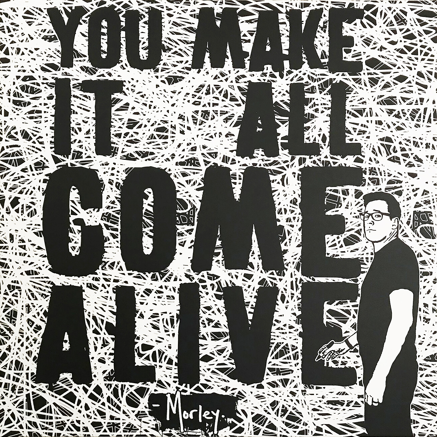 'Come Alive' by street artist Morley