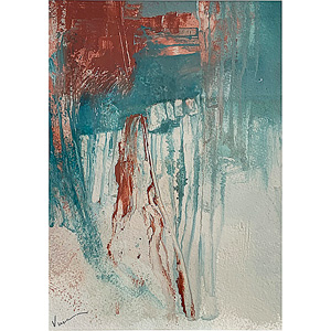 Quencia Blue Rust (Stephanie Visser (Works on paper))