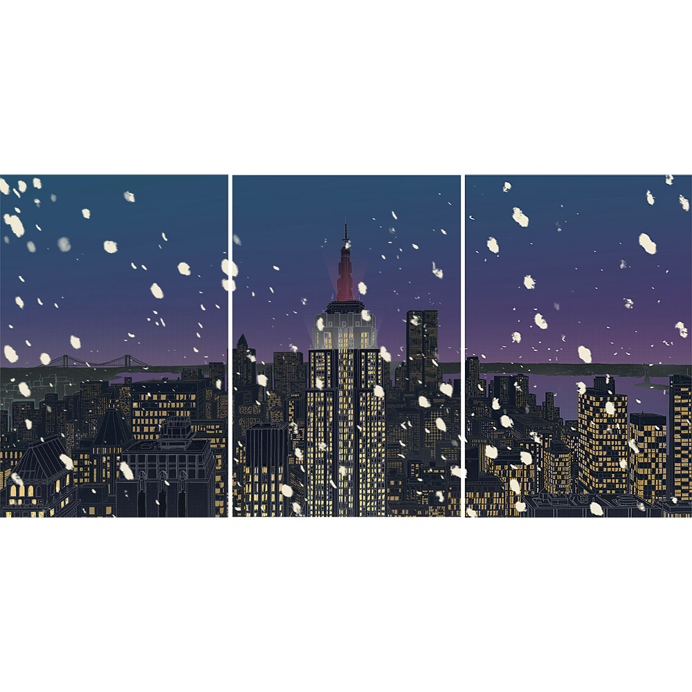 Empire State Building Triptych
