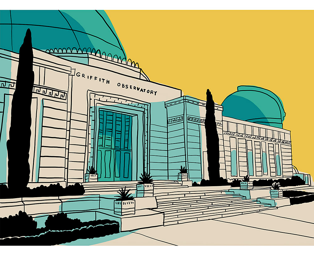 Griffith Observatory (Yellow)