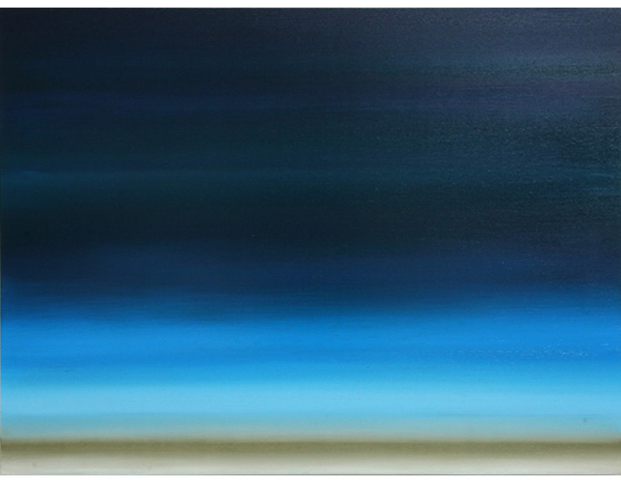 Aquired Situational Narcissism #3 (dark blue), 2010 by MB Boissonnault