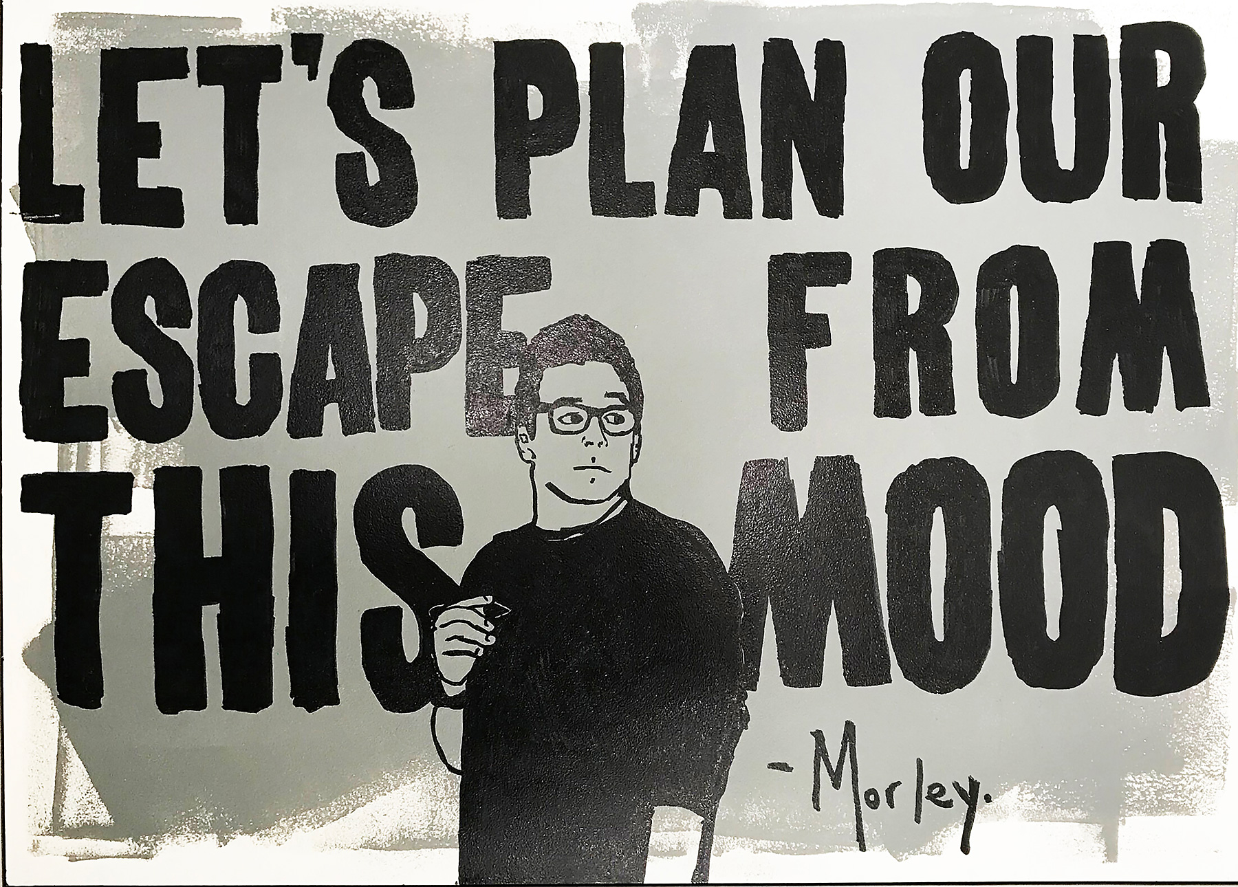 'Escape Plan' by street artist Morley