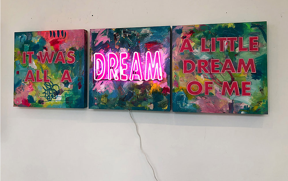 It Was All A Dream A Little Dream of Me (Triptych)