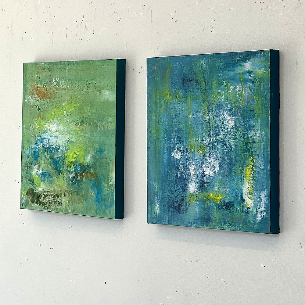 Diptych Opal 1 and 2
