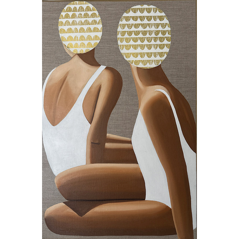 2 Swimmers on the Beach