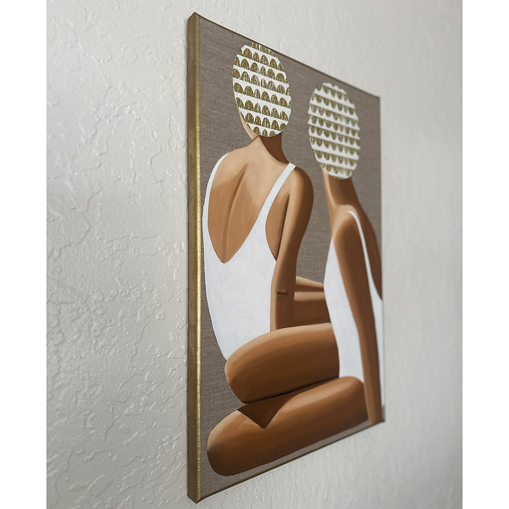 2 Swimmers on the Beach